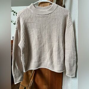 Cozy Cream Knit Sweater